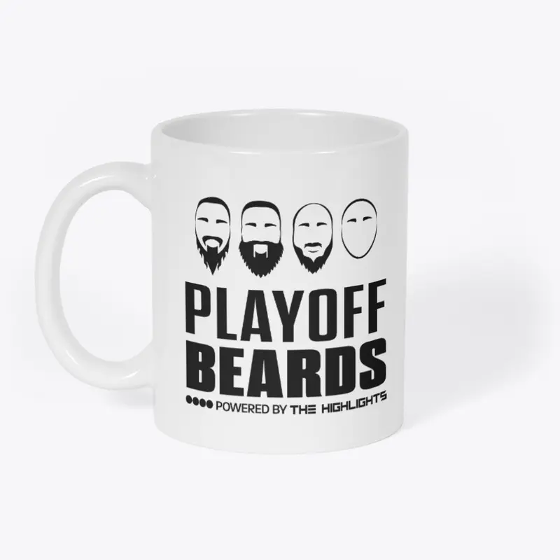 Black Playoff Beards Logo