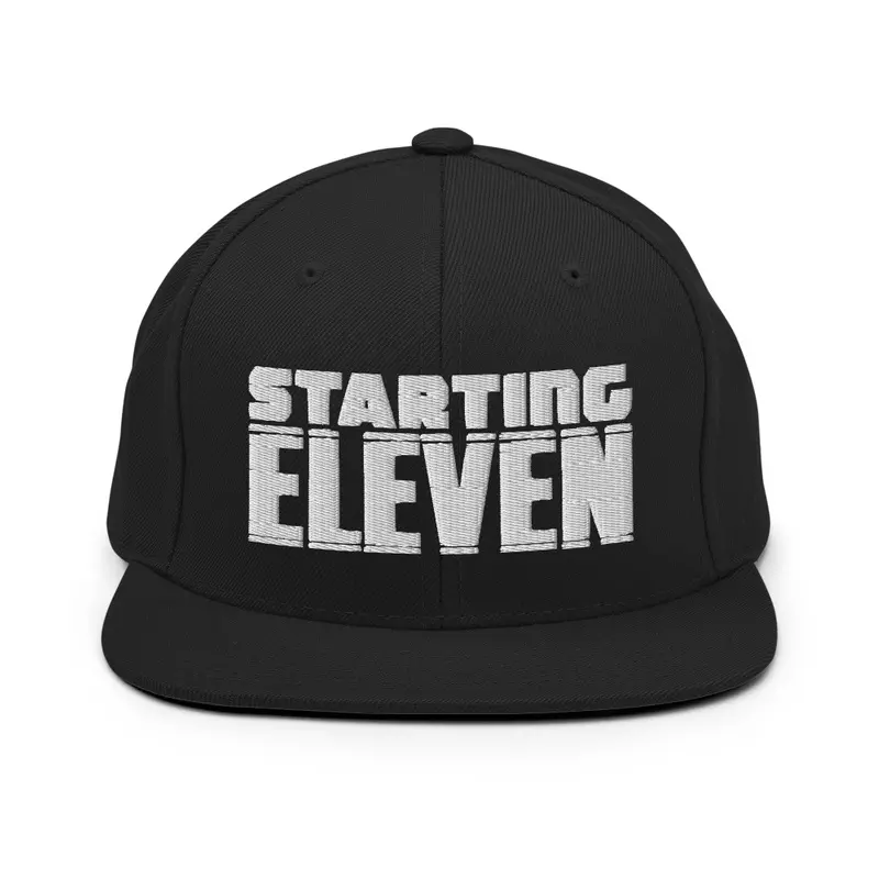 Starting Eleven Snapback - White Logo