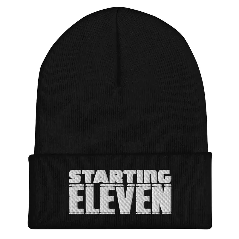 Starting Eleven Beanie - White Logo