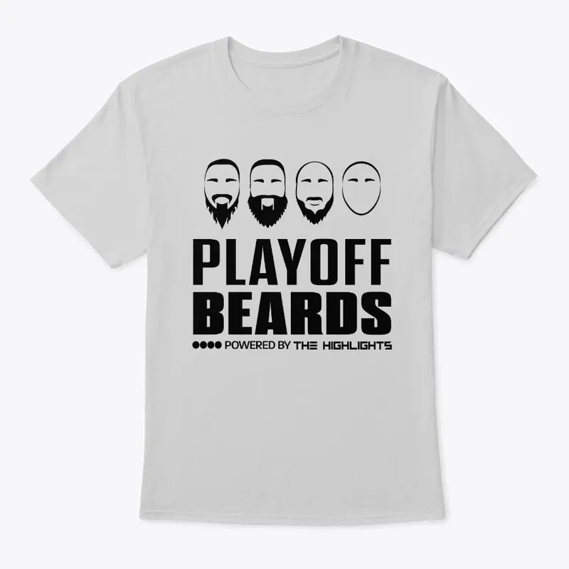 Black Playoff Beards Logo