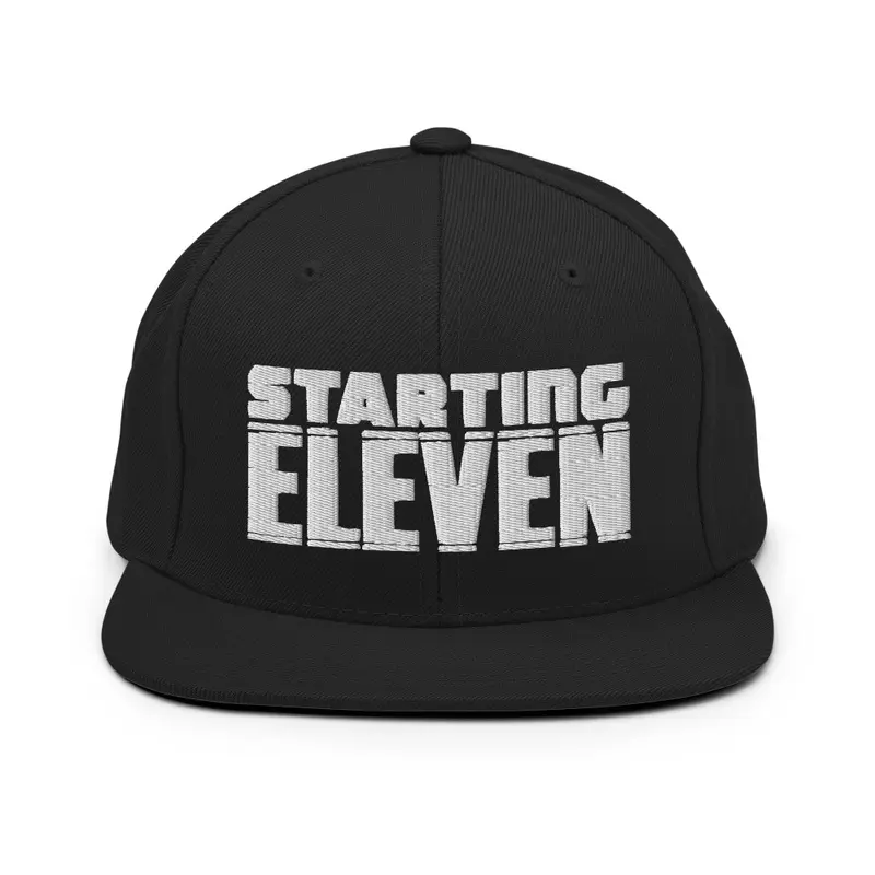 Starting Eleven Snapback - White Logo